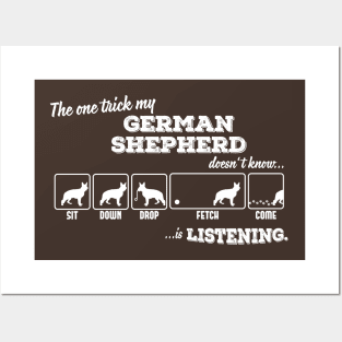 German Shepherd Posters and Art